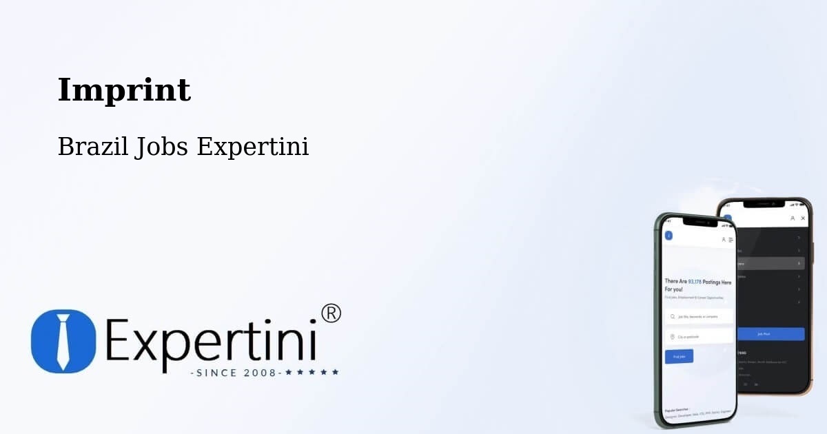 Imprint – Zacarias - Brazil Jobs Expertini